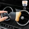 Car Accessories Air Conditioner Clean Brush Outlet Cleaning Brush Tool w/ Cover