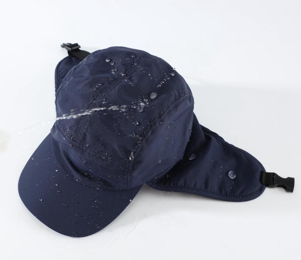 Căciulă de iarnă Connectyle cu clape pentru urechi rezistente la apă pentru vreme rece, albastru marin pentru bărbați, pălărie, șapcă,