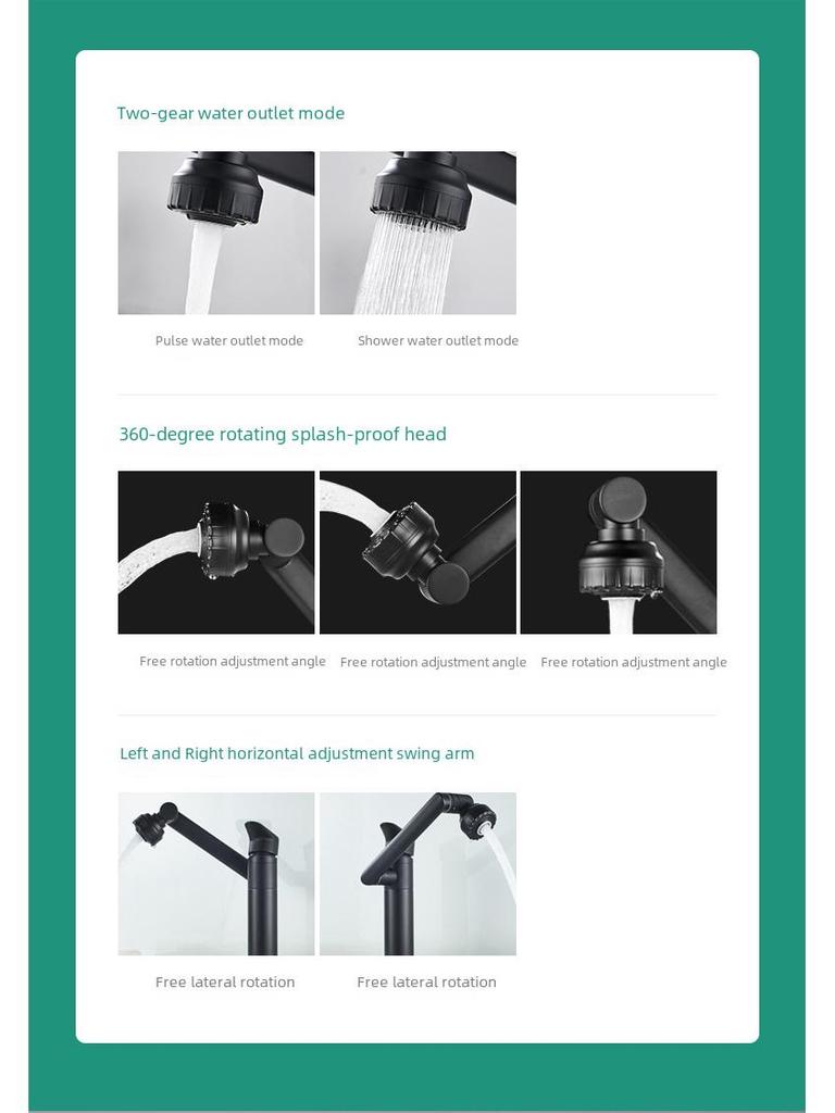 Multifunktionaler Lucky Cat Warm-/Kaltwasserhahn für Aufsatzwaschbecken