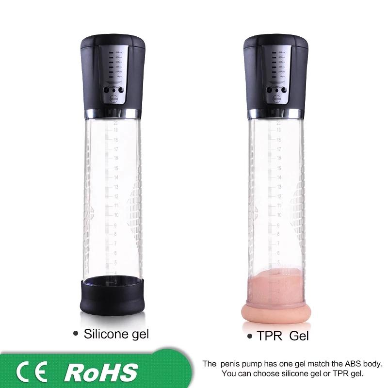 Hannibal Electric Penis Pump Male Masturbator Vacuum Pump Extender Enlarger Dick Cock Pump Adult Delayed Ejaculation