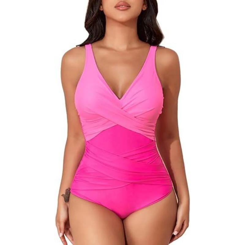 Vintage One Piece Swimsuit Sexy Printed Swimming Suit for Women Summer Monokini Swimwear Bathing Suits Boho Ladies Swimsuits