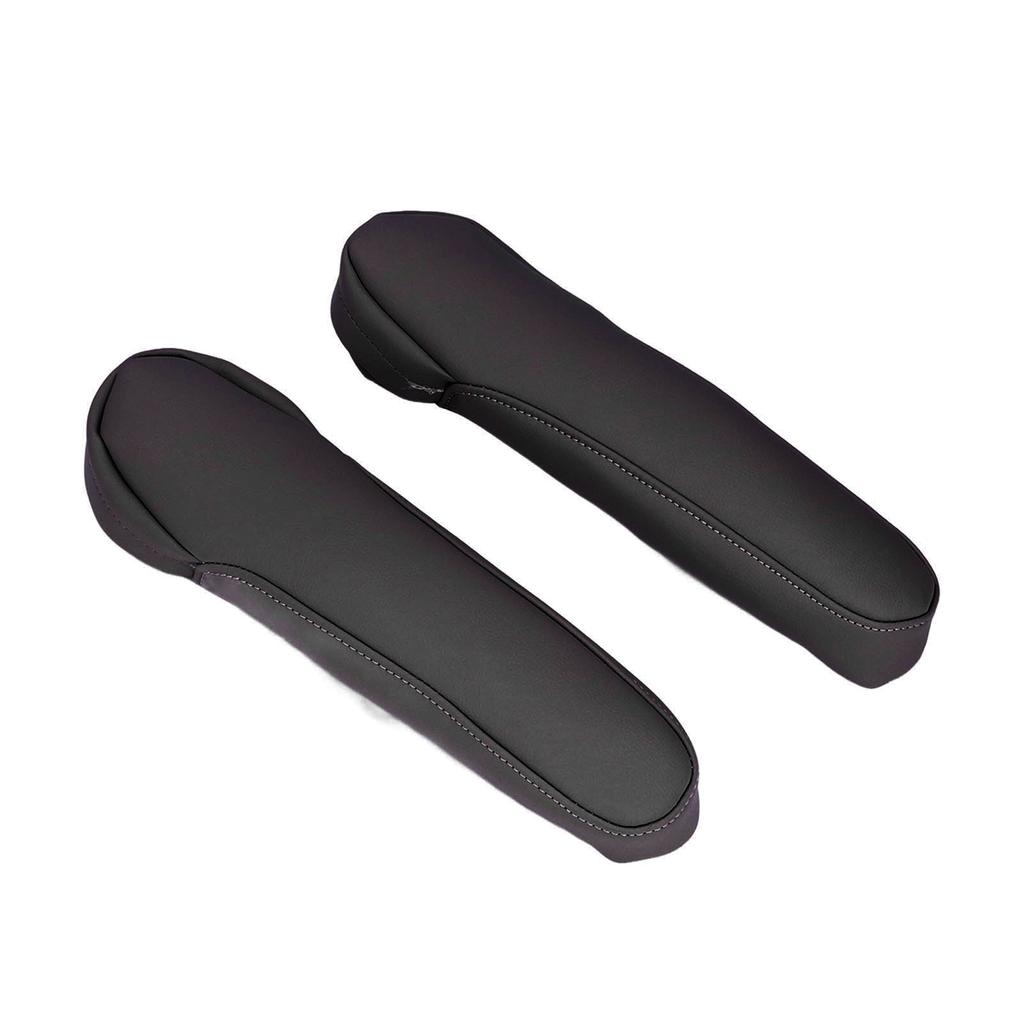 2pcs Seat Armrest Cover Leather Car Interior Accessories Replacement for Odyssey 2004‑2014Black