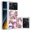 Poco X6 Pro Case For Xiaomi Poco X6 Pro Cover Painted Pattern Quicksand Liquid Cover for Xiomi PocoX6 X 6 X6Pro Phone Case Funda