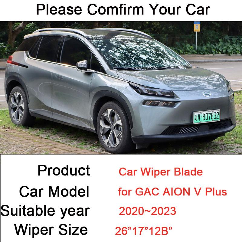 3X Scheibenwischerblätter für GAC AION V Plus Mitsubishi Airtrek   2022 2023 Front- und Heckscheibenwischer Autozubehör