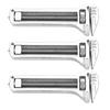 3PCS Mini Multitool Wrench Adjustable Wrench Multifunctional Bottle Opener for Backpacking Camping Hiking