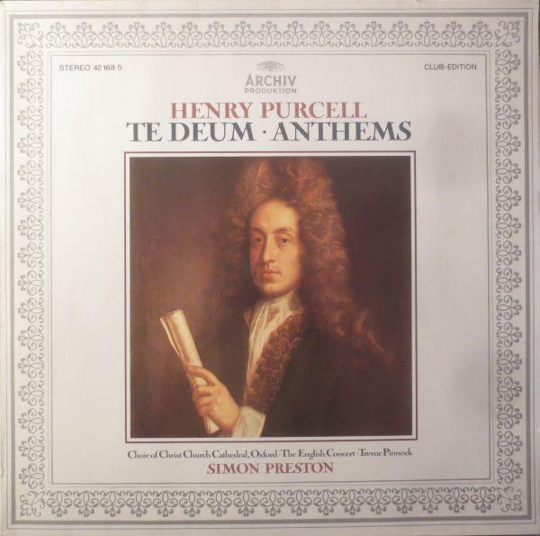 

LP Record HENRY PURCELL THE CHOIR OF CHRIST Te Deum Anthems 421685 Archiv Produkti 1983 Germany Classical Used