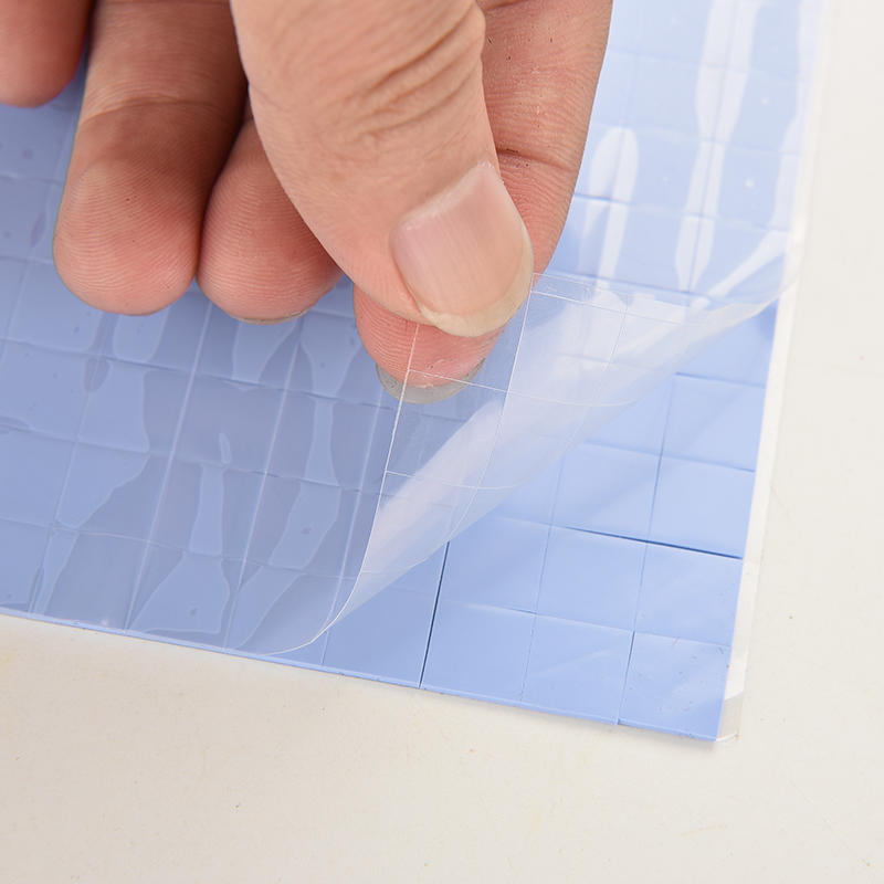 100ks 10X10X1Mm silikonový čip Tepelná podložka chladiče vodivá izolační pasta