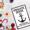 Metal Wall Art Pirate Decor Retro 8x12 Inch for Bar