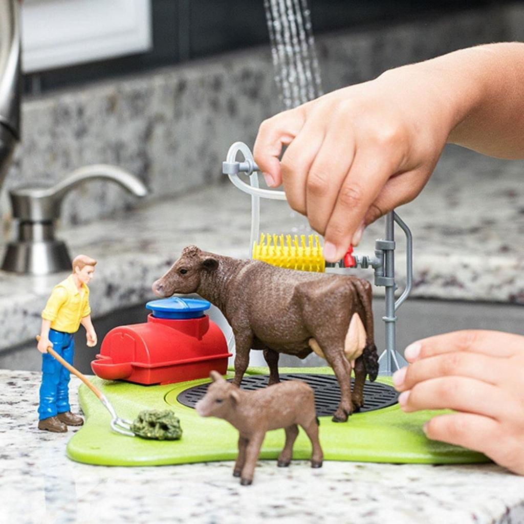 Schleich Farm World Cow Shower Stand 42529