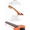 Aostin UMI-1 Soprano Ukulele, Mahogany (8-piece set including warranty, tuner, instruction booklet)