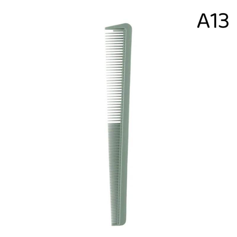 Anti Static Barber Cutting Comb 1Pc Dual Density Teeth Durable Plastic Comb for DIY Home Hair Cutting