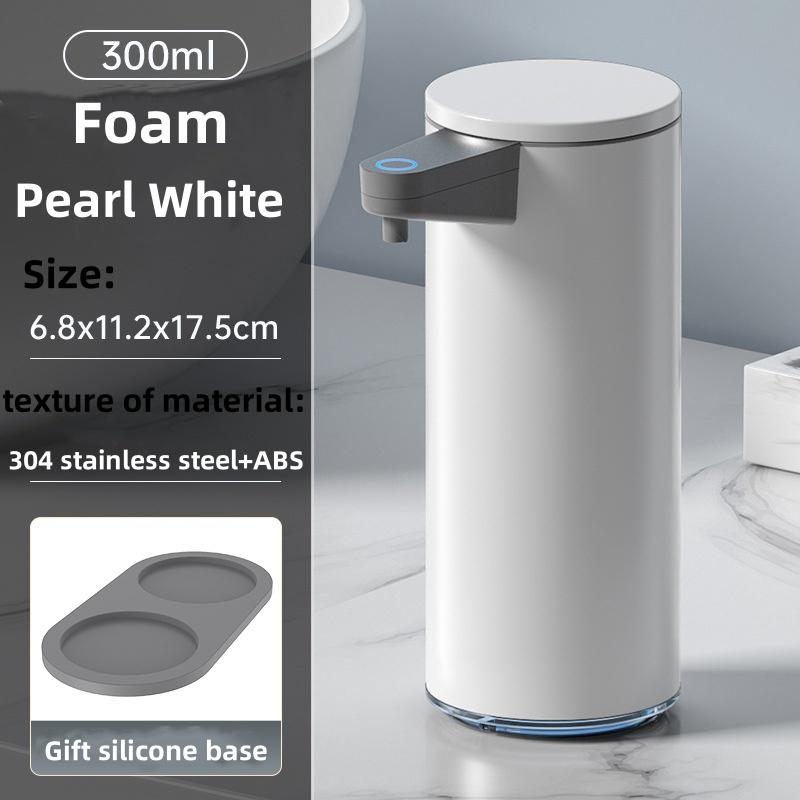 Stainless Steel Intelligent Automatic Sensing Soap Dispenser, Non-contact Household Kitchen Bathroom Wall Mounted Soap Dispenser