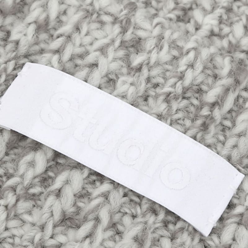 UNDERCONTROL STUDIO FLOW BEANIE / CROSS WAVE Wool / GREY