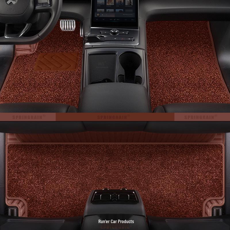 NIO ES6, ES8, EC6, ET7, ET5 Car Floor Mats - Full Surround Genuine Leather for Six or Seven-Seaters
