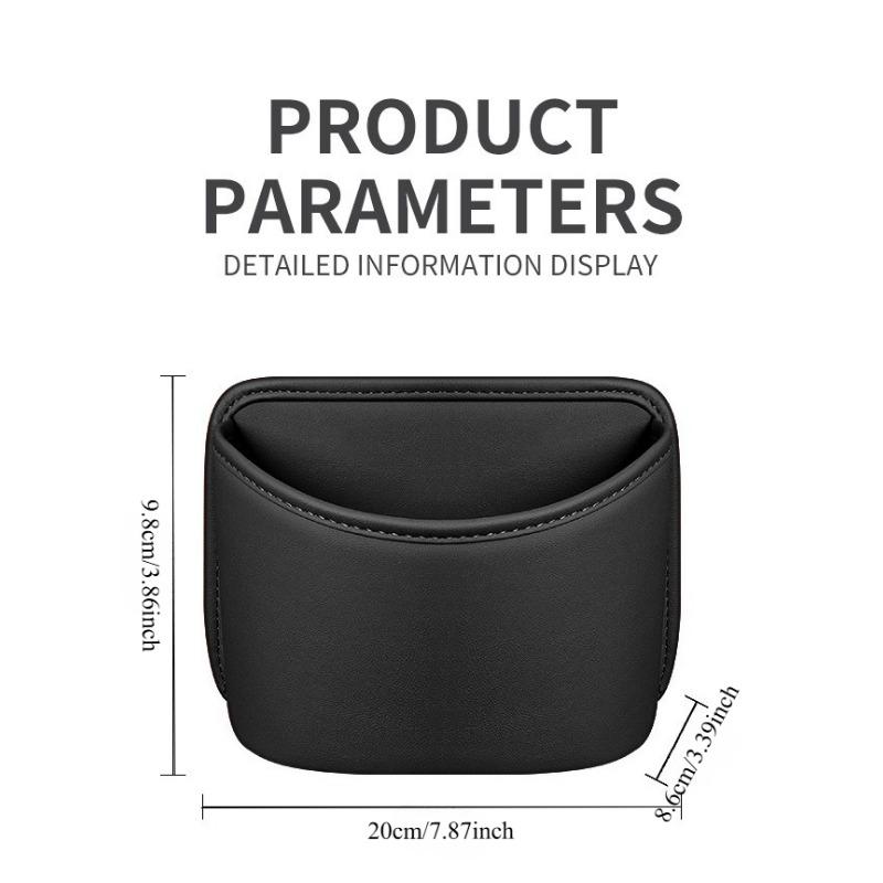 1PC car trash can portable door side hanging garbage box multi-function car trash can storage box storage