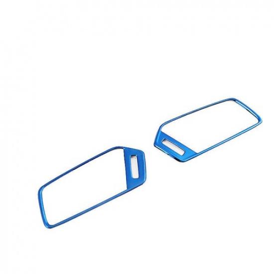 Fit For Honda Accord 2018- Blue Titanium Console L&R Air Outlet Vent Trim