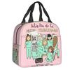 Bolsa de Almuerzo Térmica Aislada Personalizada Enfermera En Apuros Doctor Enfermera Salud Médica para Mujeres Refrigerador Portátil Fiambrera Térmica Escuela