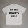 Ik ben Het Favoriete Kind Grappig Shirt Familiegrap Humor Cadeau T-shirt Achterkant Print