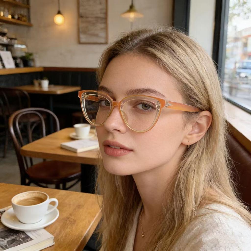 Anti Blue Light Reading Glasses For Women Myopia Glasses Prescription Eyewear Glasses