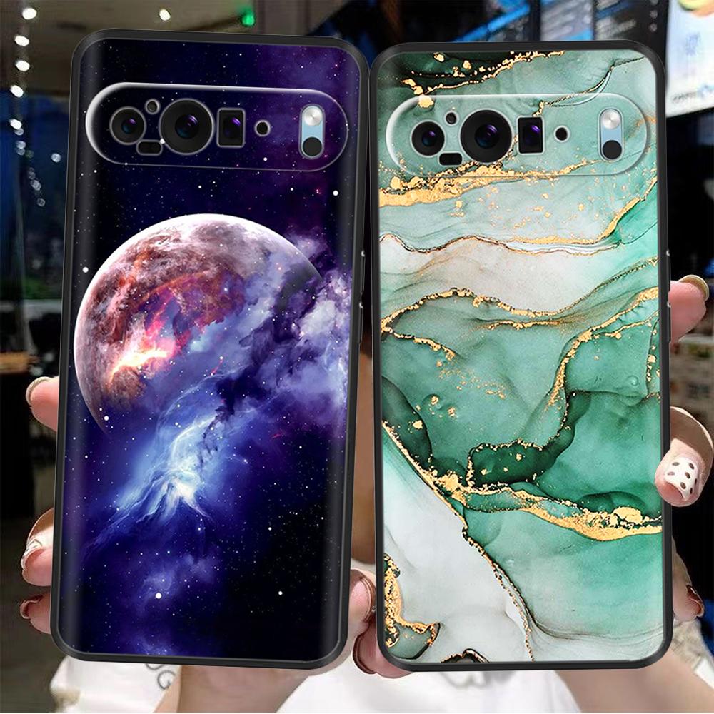 Para Google Pixel 10 Pro 10Pro XL Funda Dulce Amor Flor Suave Silicona TPU Cubierta para Google Pixel10 Pro XL Resistente a Golpes Carcasa Funda
