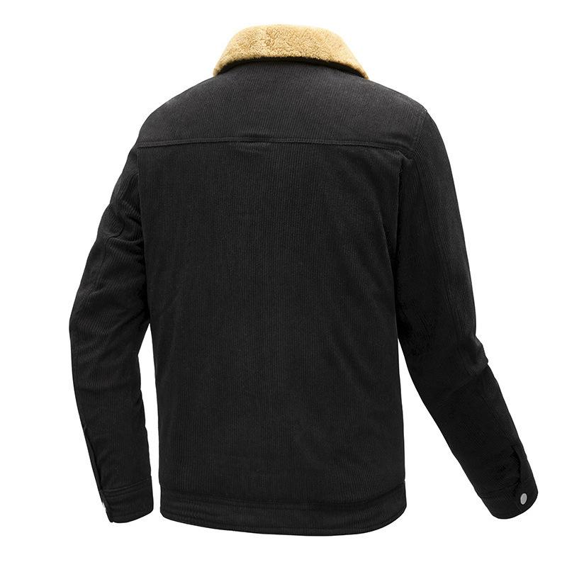Winter Men's Jacket Fleece Trendy Coat Cotton Coat