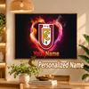 Custom Name Union Berlin 5D Diamond Painting Personalized Full Drill Diamond Art Kit Gift