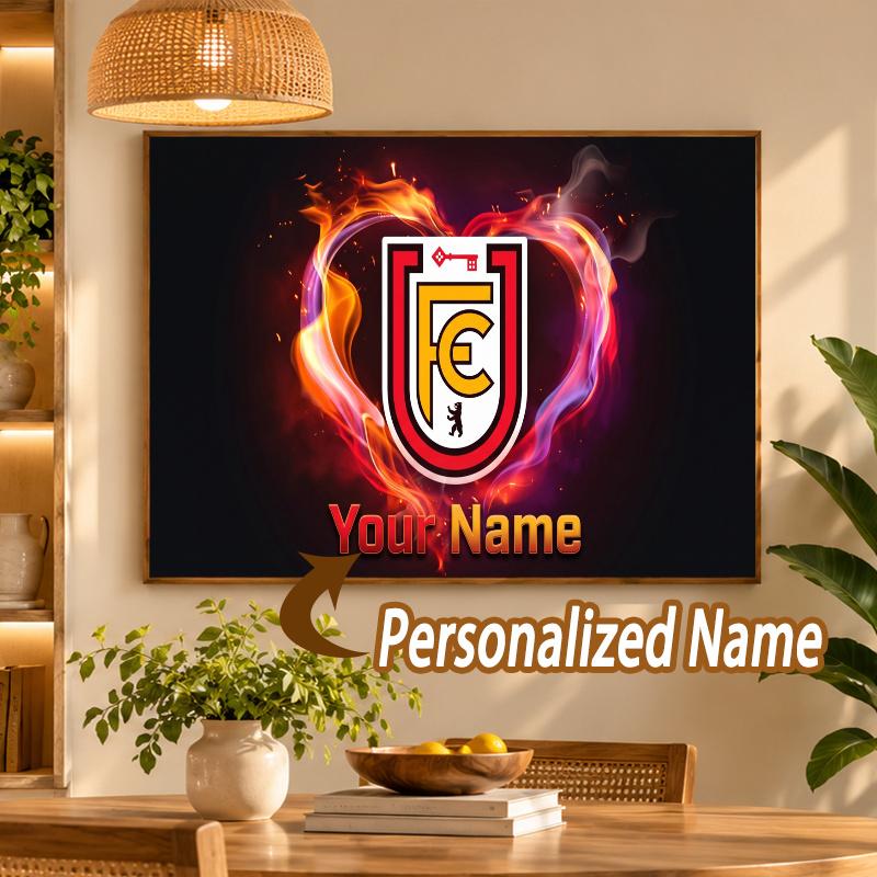 Custom Name Union Berlin 5D Diamond Painting Personalized Full Drill Diamond Art Kit Gift