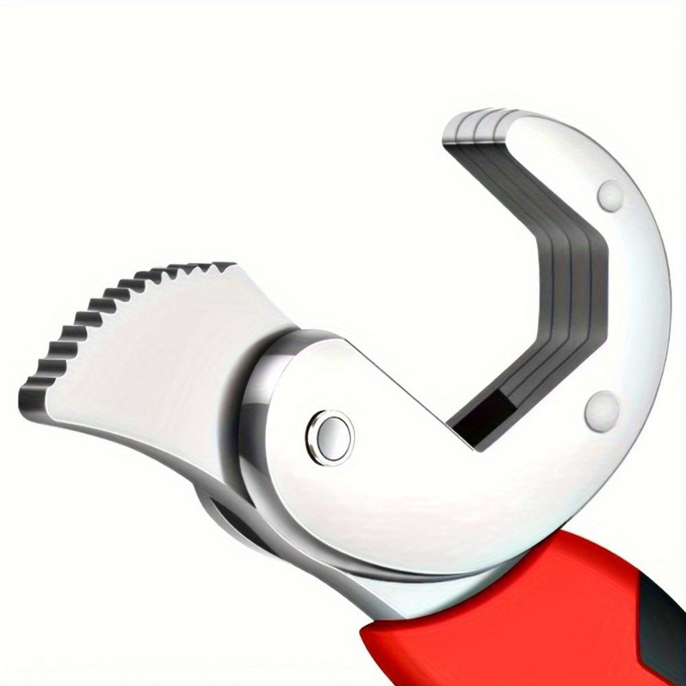 Steel Adjustable Pipe Wrench Set - Versatile Double-Ended Universal Wrench and Grip Pliers, Durable Construction for Repair and Maintenance