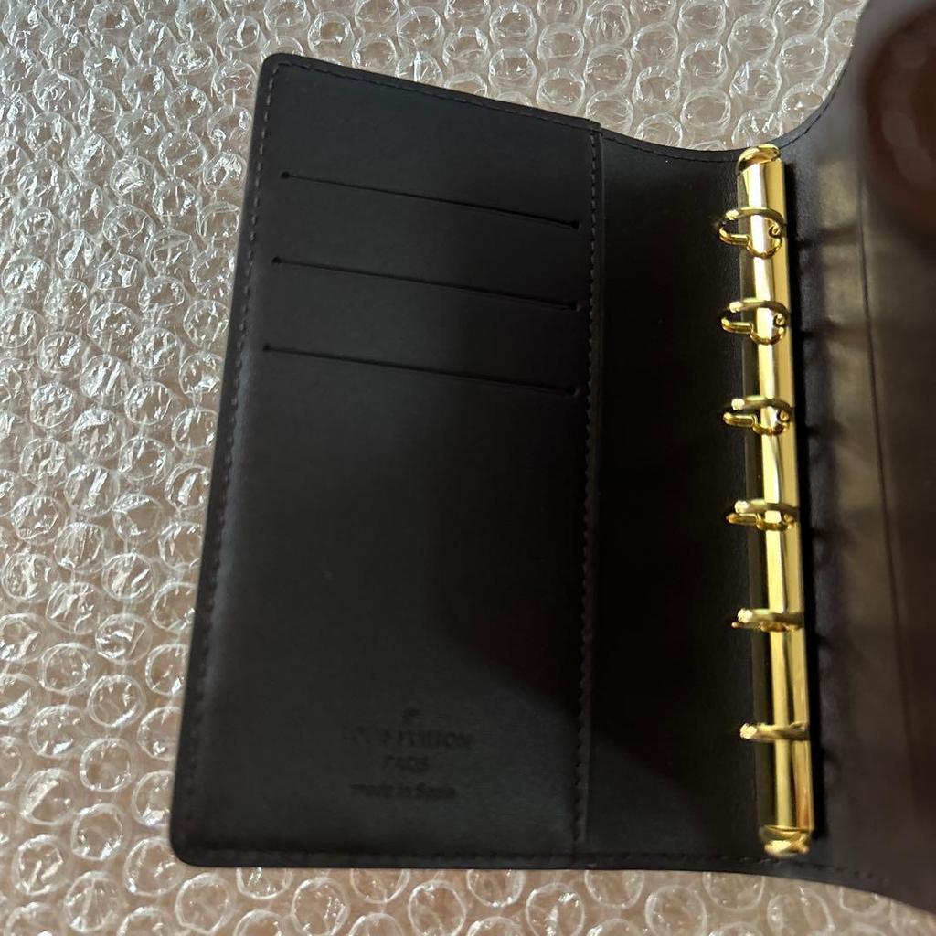 Used LOUIS VUITTON Monogram Vernis Agenda Cover Amarante New