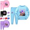 Kpop Demon Hunters Children Short Sleeve Shorts Pajama Set For Sleepwear And Family Comfort