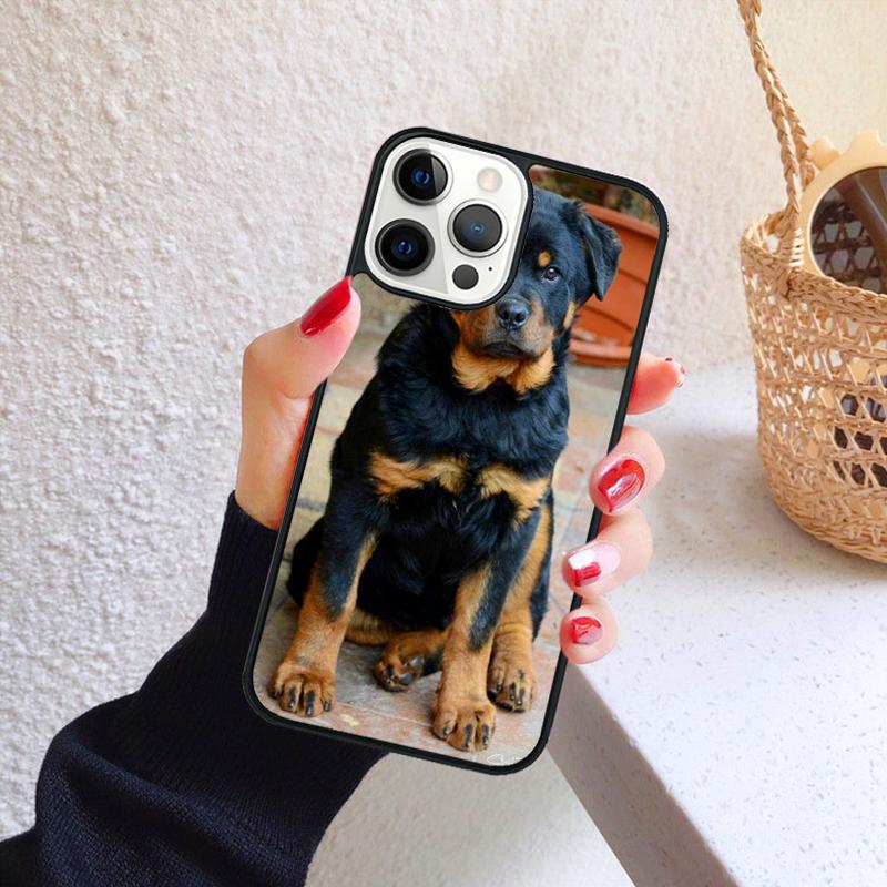 Rottweiler Beautiful Big Dog Phone Case for iPhone 17 Air 16 Coque 15 14 12 13 PLUS 11 PRO MAX Back Cover Fundas Shell