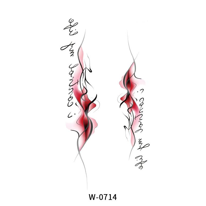 Cartoon Tattoo Sticker Disposable Tattoo Sticker Ins Waterproof Tattoo Sticker Tattoo