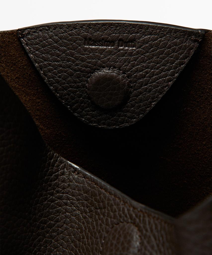Massimo Dutti Napa Leather Mini Shoulder Bag