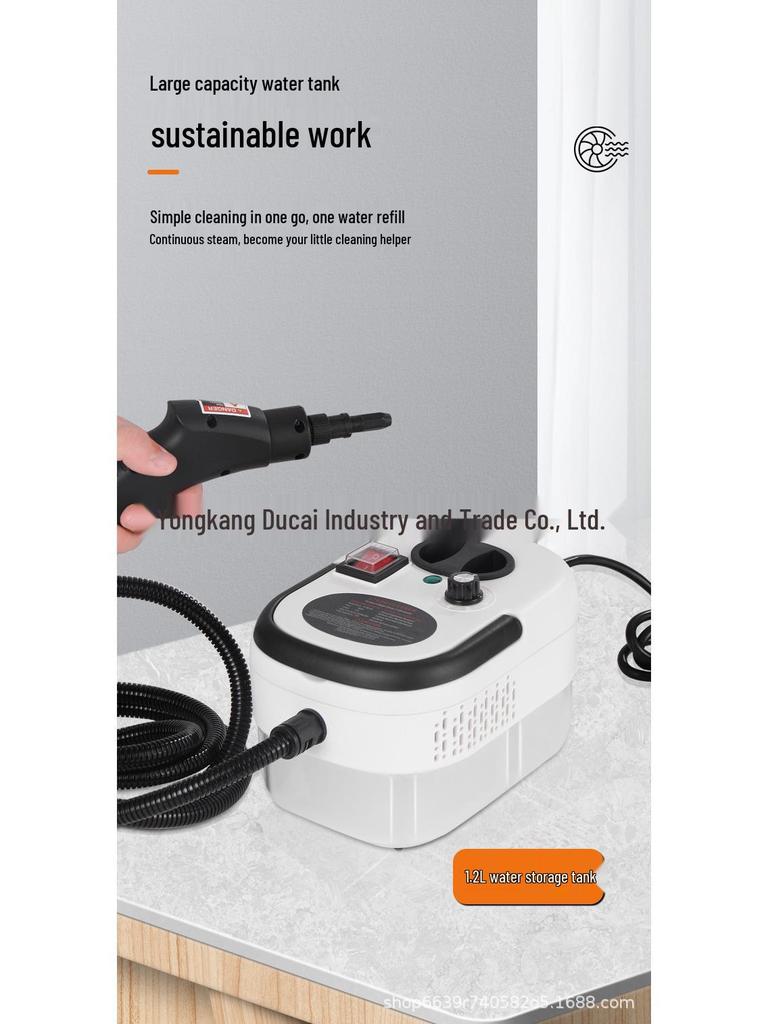 Dual Voltage High-Temperature Steam Cleaner 1200ML for Household Kitchen Use