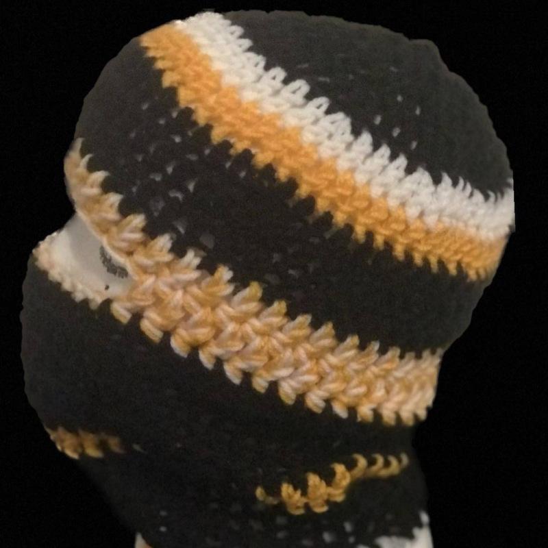 New Halloween Witch Hat Handmade Crocheted Wool Hat Festive Funny Autumn and Winter Warm Pullover Hat