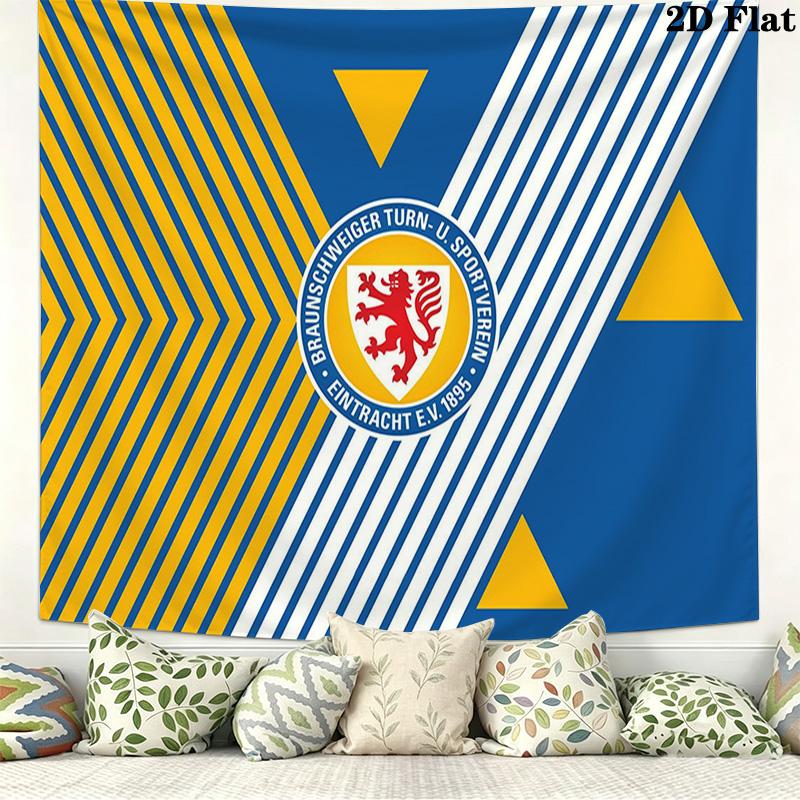 Eintracht Frankfurt logo Wall Tapestry Aesthetic Wall Hanging Printed Fabric Blanket Decorative Tapestries for Bedroom Living Room Home Decor