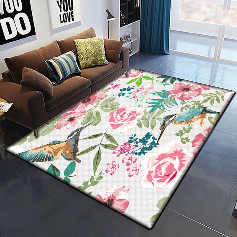 Desen animat anime frumos pictură covor pentru camera de zi Covor zonă mare Covor negru moale Covorașe de decorare a casei Covoare Boho Picnic