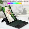 Tablet Bluetooth-compatible Keyboard with Protective Case Colorful Backlit Design Detachable Keyboard Cover Protector