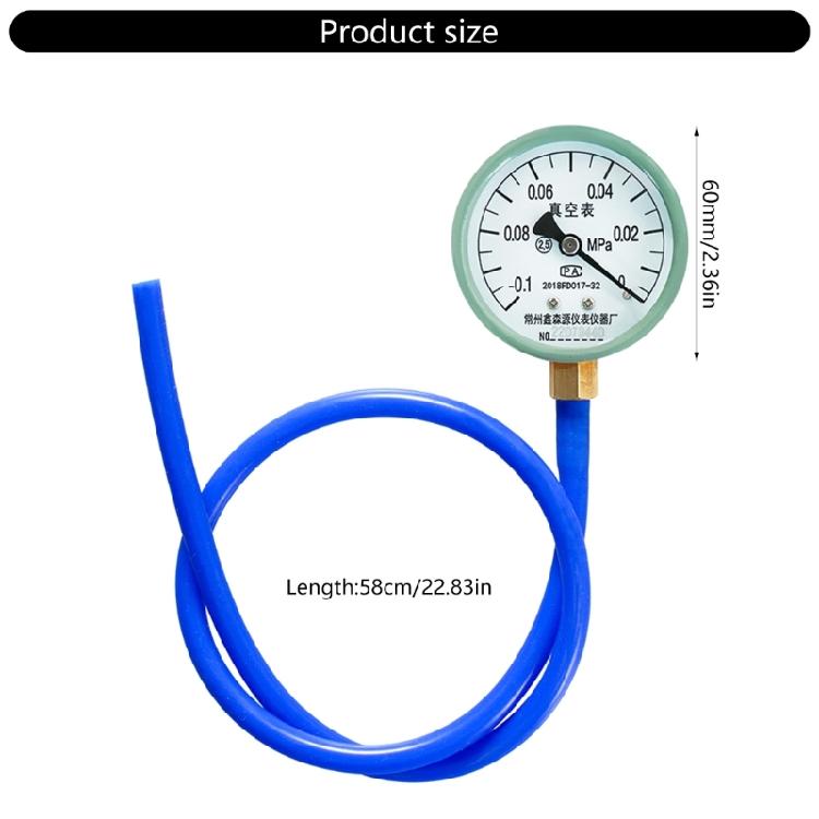 Car Exhaust Back Pressure Tester Set Pressure Gauges Test Tool Fuels Pump Vacuum Gauges Pressure Tester