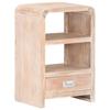 Day and Night - Day and Night Solid Acacia Wood Bedside Table 40x30x60 Cm