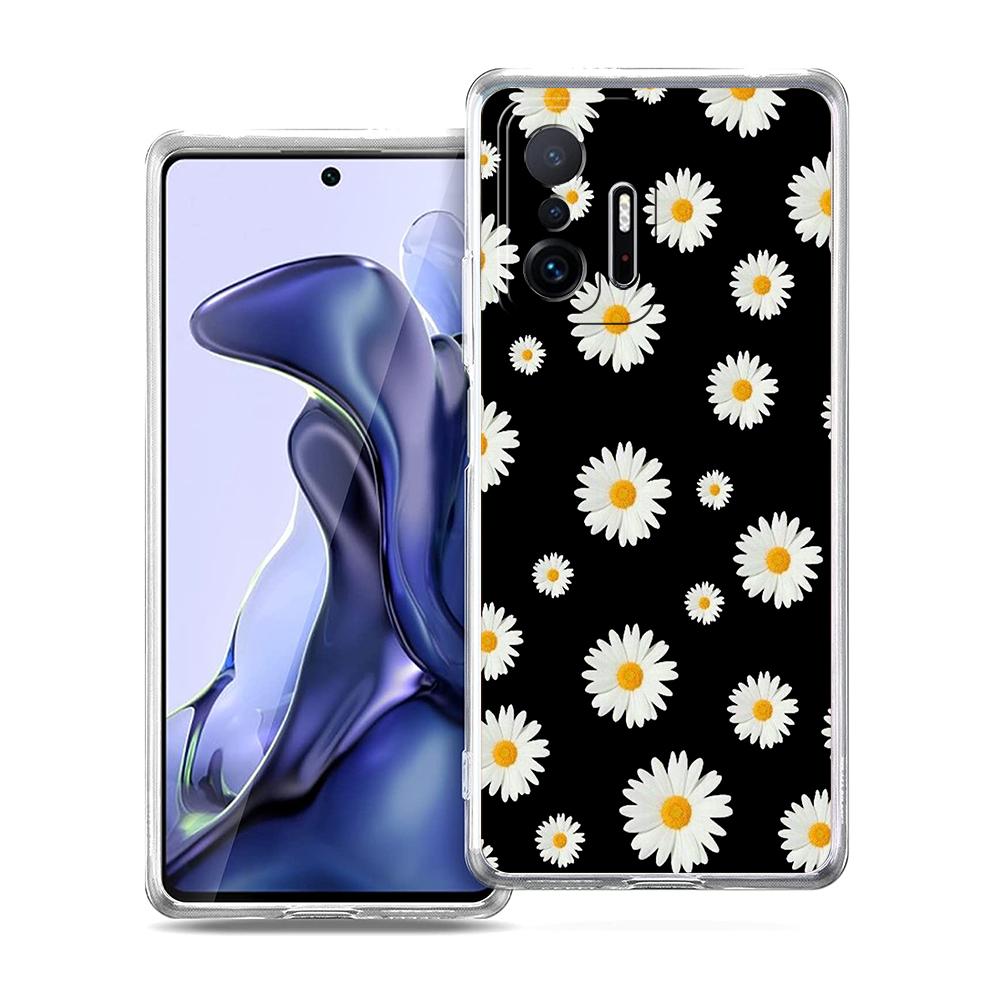 Aesthetic Sunflower Phone Case For Xiaomi 14 13 12 Lite Mi 11 Ultra 11X 13T 12T 11T For Poco X5 X4 X3 NFC F5 F4 M4 Pro 5G Cover