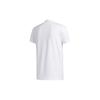 adidas T Shirts Men's White Crew Neck Moderate Straight Fit GE1057