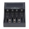 Smart Universal Battery Charger LCD Display USB 4 Bay Battery Charger for Li Ion Ni MH Ni Cd AA AAA AAAA Rechargeable