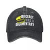 NEW LIMITED Idiocracy Was A Documentary Sarcastic Demin Cap Breathable Design Golf Hat Cap Man Summer