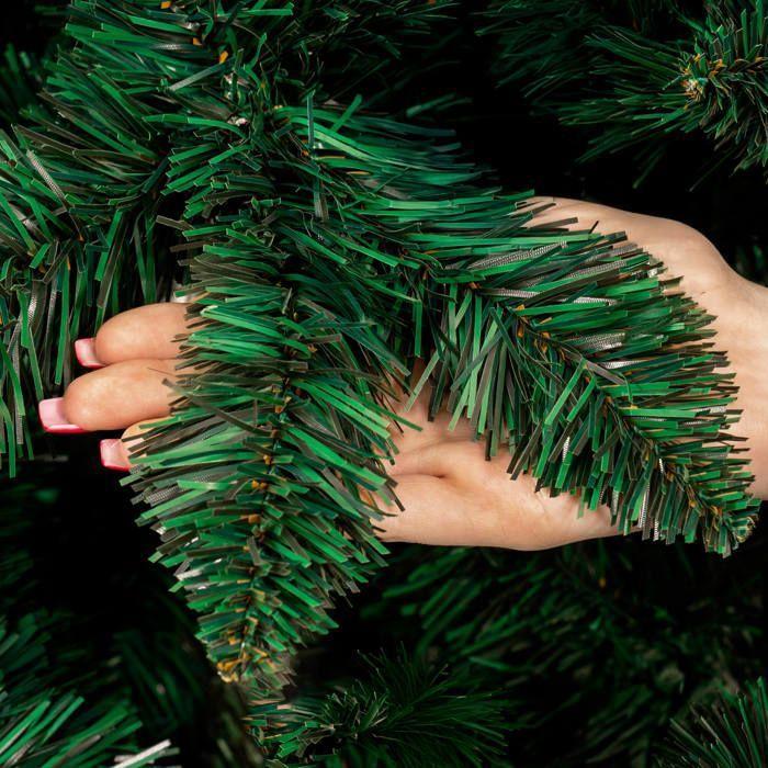 Sapin de Noël - SPRINGOS - Pin sylvestre artificiel - 180 cm - Écologique - Réutilisable