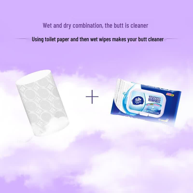 Lux Plant Extract Shower Gel & Vinda Toilet Paper Bundle
