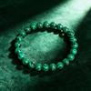 Malachite Beads Bracelet Natural Stone 6 8 10mm Reiki Healing Crystal Charmed Bracelet Vitality Protection Festival Jewelry Gift