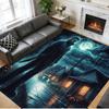 Crystal Velvet Rug Soft Non Slip Indoor Floor Mat Home DecorHalloween Michael Myers