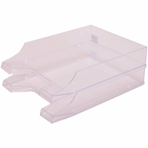 TRUSCO A4 Briefablage B257XT350XH65 Transparent LTA4-TM