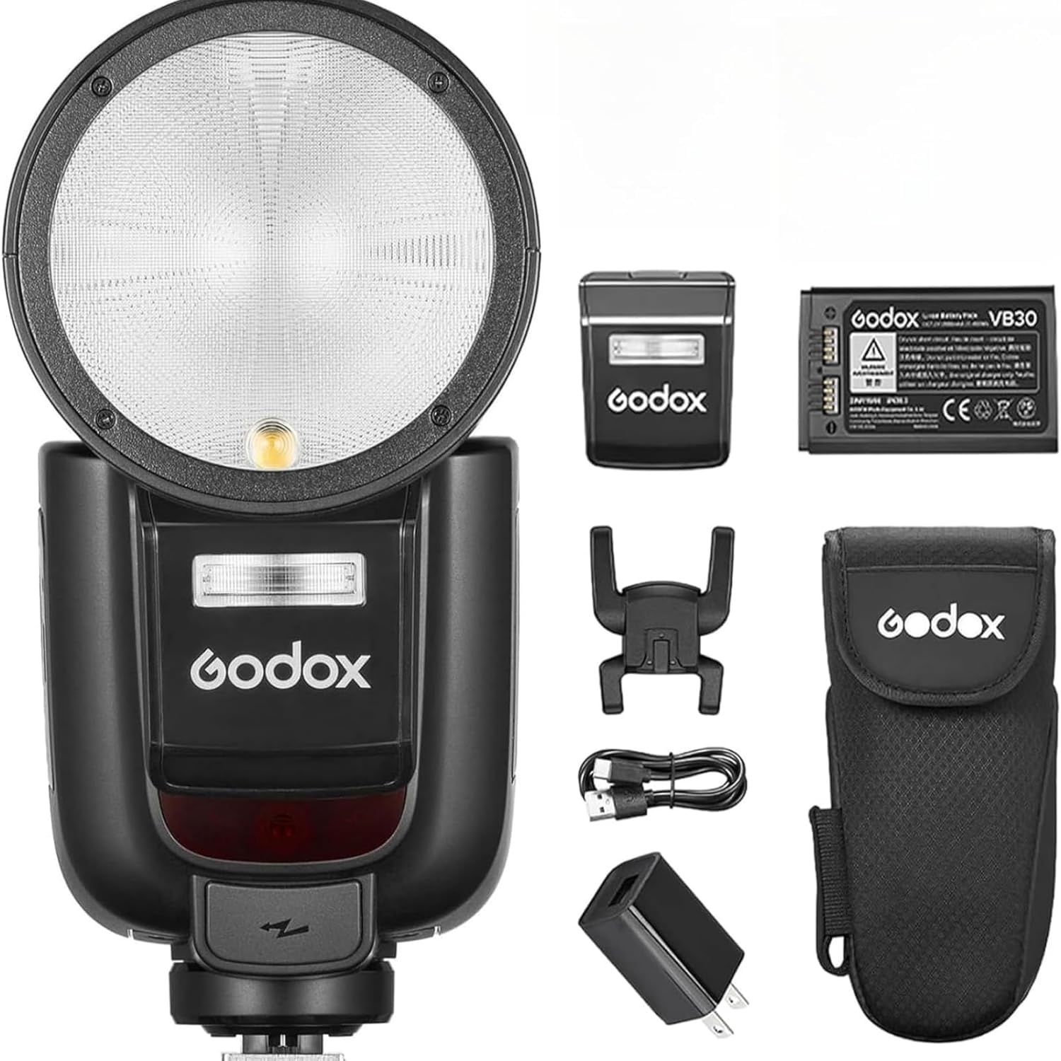 

Authorized GODOX V1 PRO F Flash Strobe Compatible with Fujifilm 76WS TTL Round Head [GODOX Dealer]